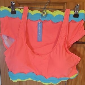Popvil Swim Set - Coral, Blue, and Yellow